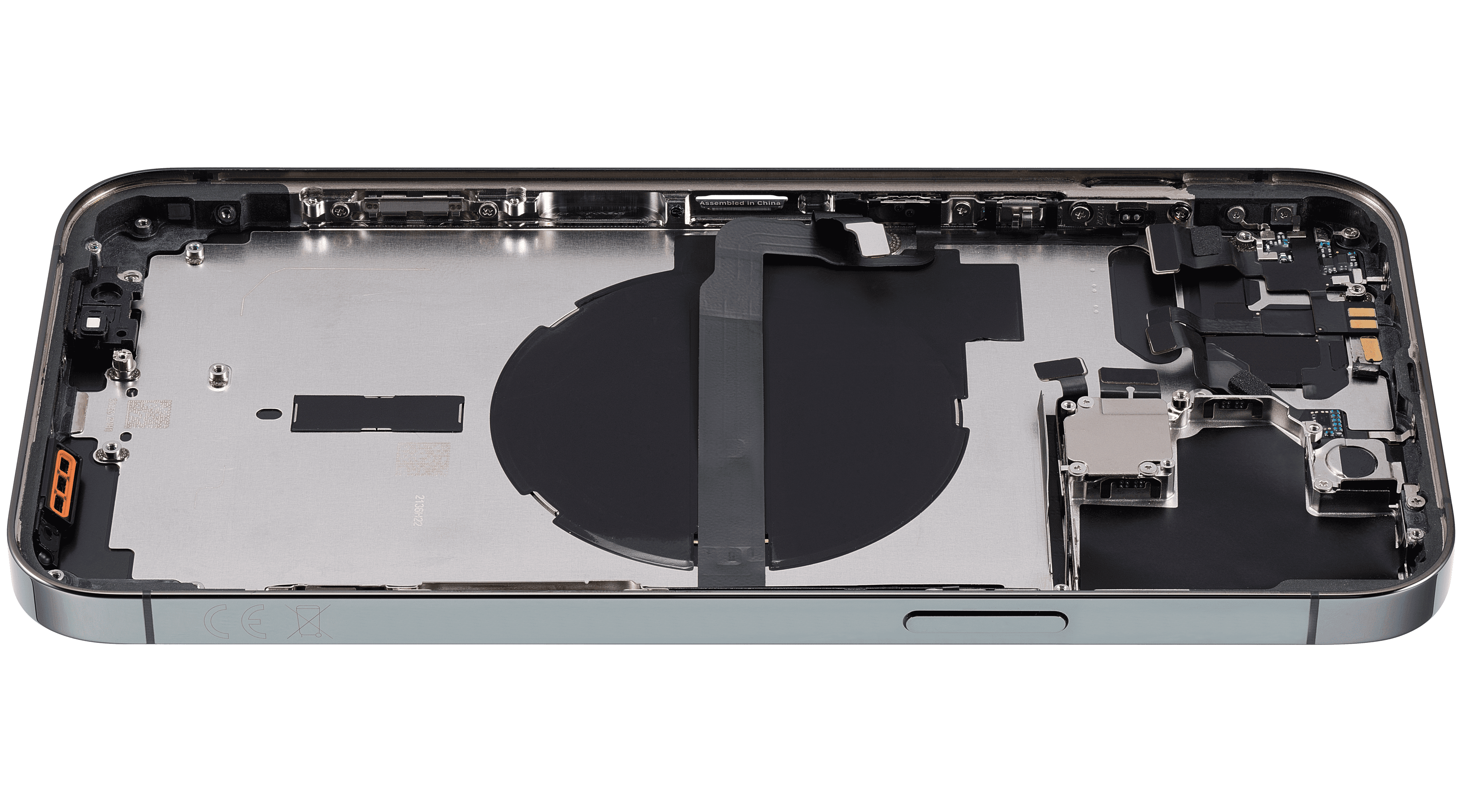Back Housing W/ Small Components Pre-Installed Compatible For iPhone 13 Pro Max (International Version) (Used OEM Pull: Grade C) (Alpine Green)