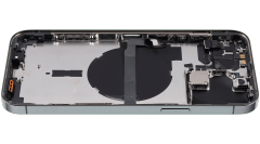 Back Housing W/ Small Components Pre-Installed Compatible For iPhone 13 Pro Max (International Version) (Used OEM Pull: Grade C) (Alpine Green)