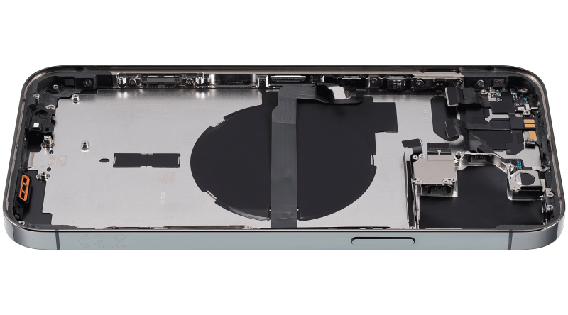 Back Housing W/ Small Components Pre-Installed Compatible For iPhone 13 Pro Max (International Version) (Used OEM Pull: Grade C) (Alpine Green)