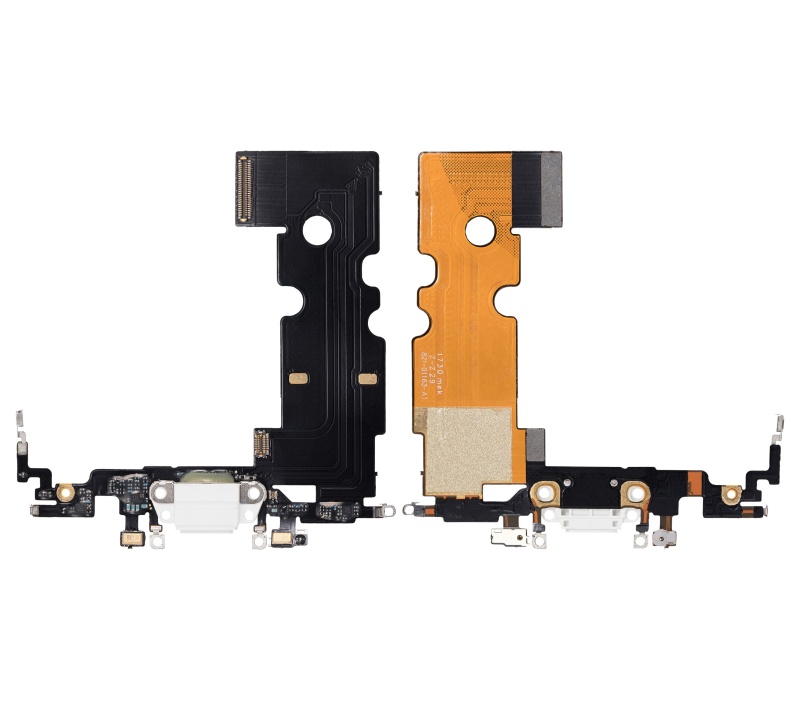 Charging Port Flex Cable Compatible For iPhone SE (2020) (Aftermarket Plus) (White)