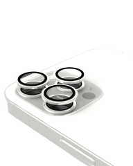 Casper Camera Lens Protector Compatible For iPhone 13 Pro / 13 Pro Max (Silver) (Clear)