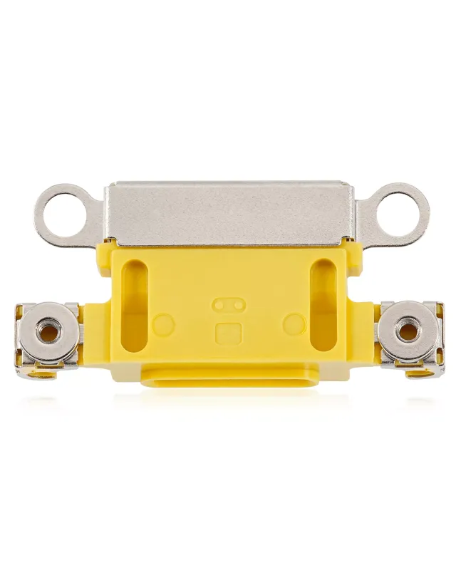 Charging Port Only Compatible For iPhone 14 / 14 Plus (Yellow) (10 Pack)