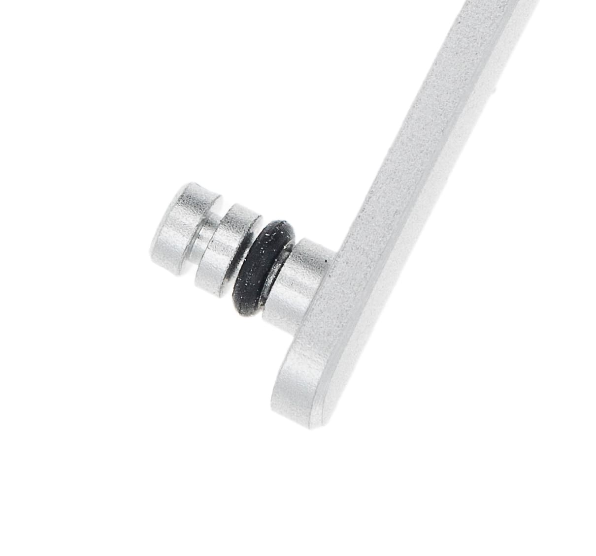 Hard Buttons (Power / Volume / Switch) Compatible For iPhone 8 (Silver)