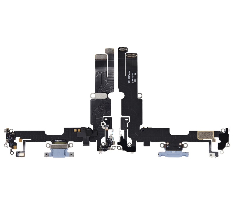 Charging Port Flex Cable Compatible For iPhone 14 Plus (Premium) (Blue)