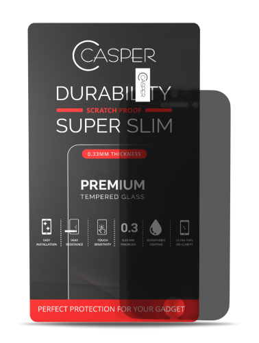 Casper Tempered Glass Compatible For iPhone 6 / 6S / 7 / 8 (Retail Pack) (Privacy)