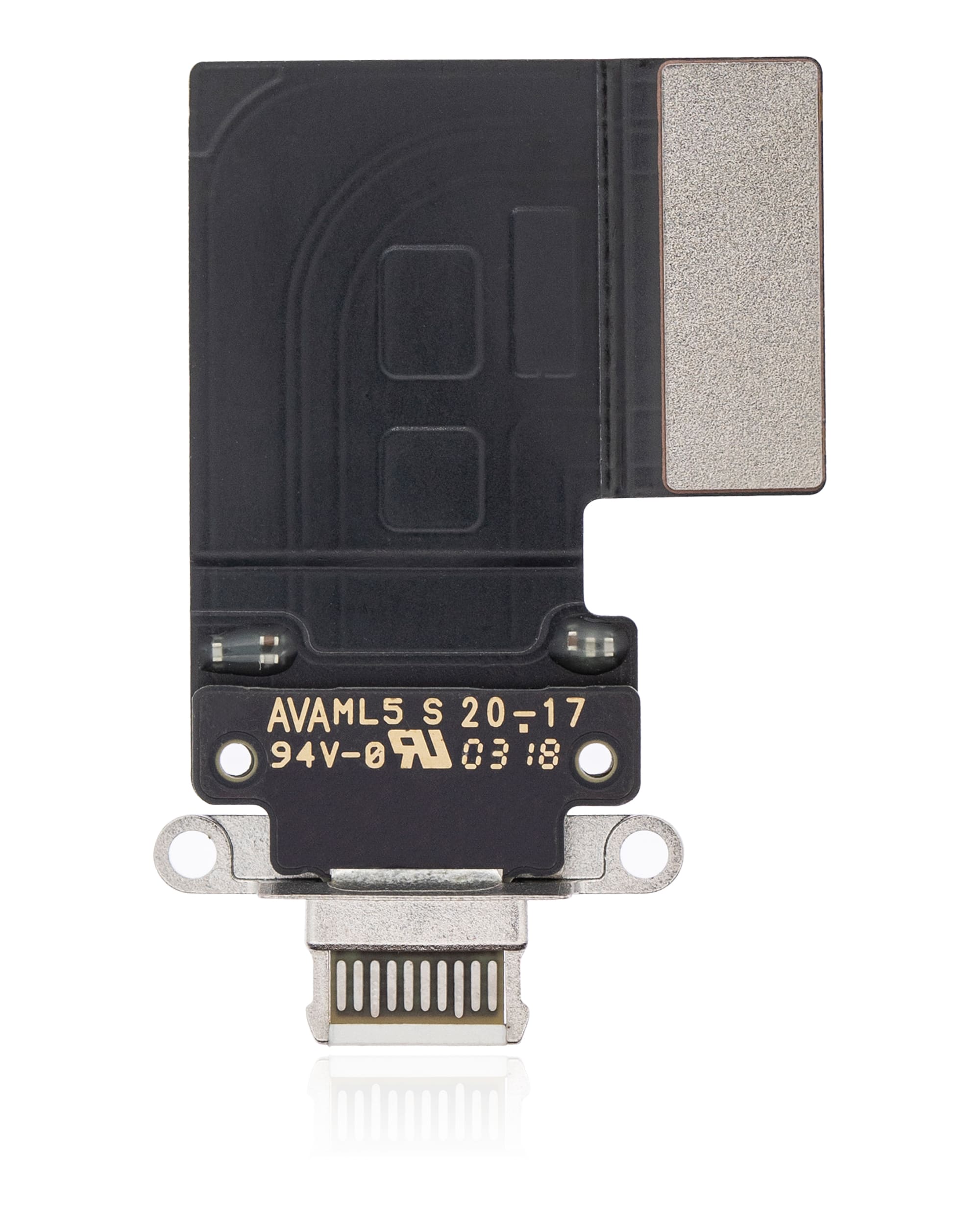 Charging Port Flex Cable Compatible For iPad Pro 12.9" 3rd Gen (2018) / 4th Gen (2020) / iPad Pro 11" 1st Gen (2018) / Pro 11" 2nd Gen (2020) (Premium) (White)