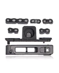 Loudspeaker / Mic Mesh Compatible For iPhone 11 (Black) (10 Pack)