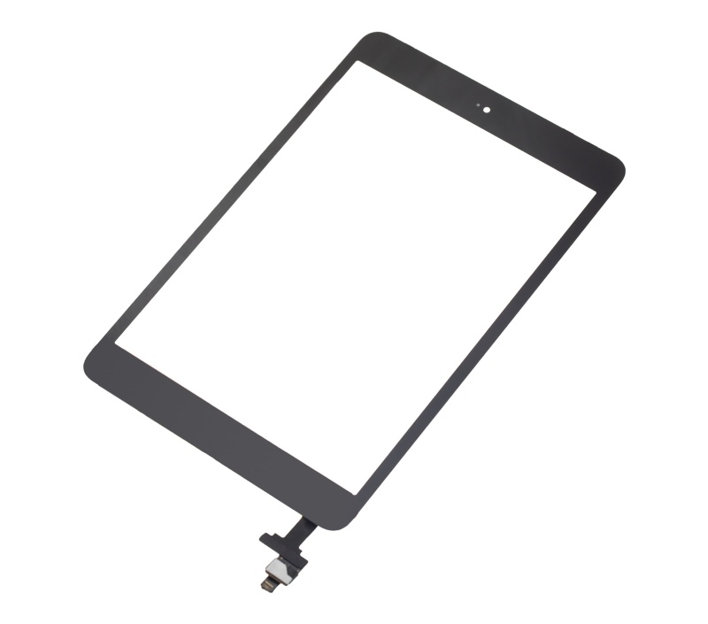 Digitizer With IC Chip & Home Button Pre-Installed Compatible For iPad Mini 1 / iPad Mini 2 (Aftermarket Plus) (Black)