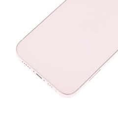 Back Housing W/ Small Components Pre-Installed Compatible For iPhone 13 (US Version) (Used OEM Pull: Grade A) (Pink)