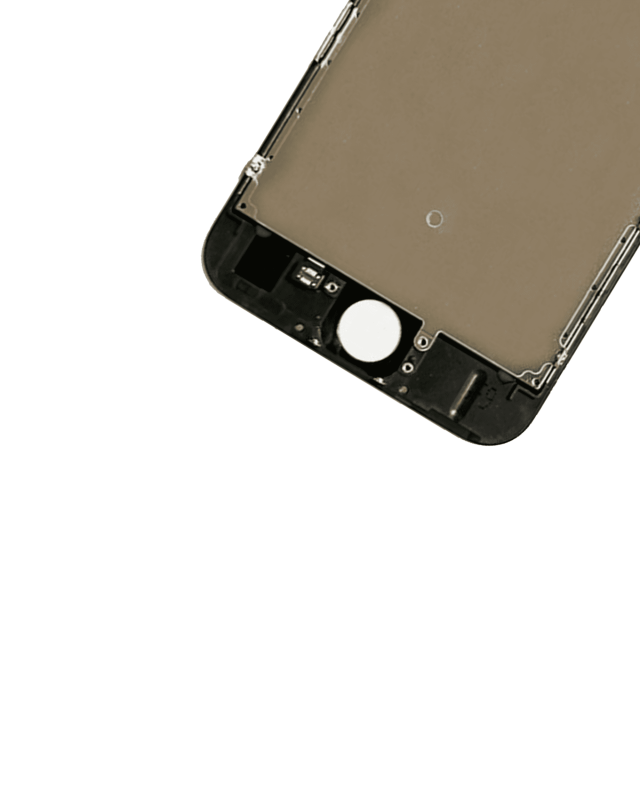 LCD Assembly With Steel Plate Compatible For iPhone 6S (Aftermarket) (Black)
