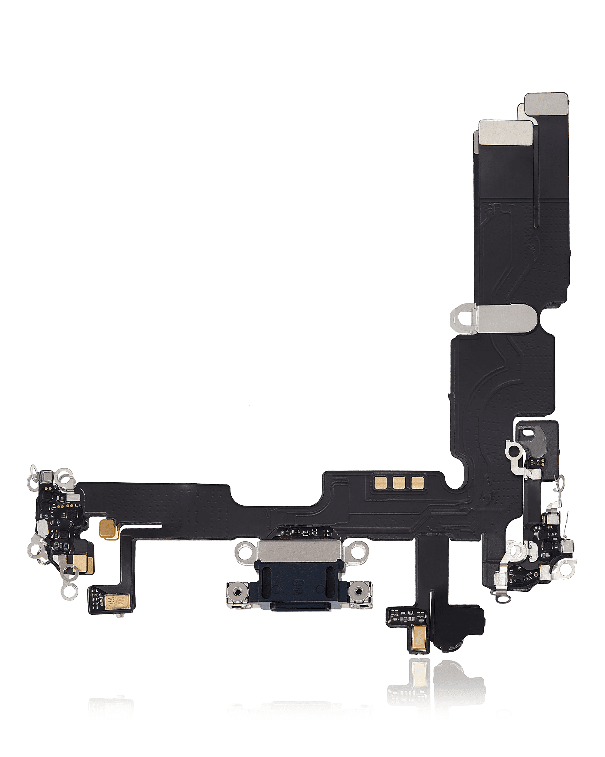 Charging Port Flex Cable Compatible For iPhone 14 Plus (Aftermarket Plus) (Midnight)