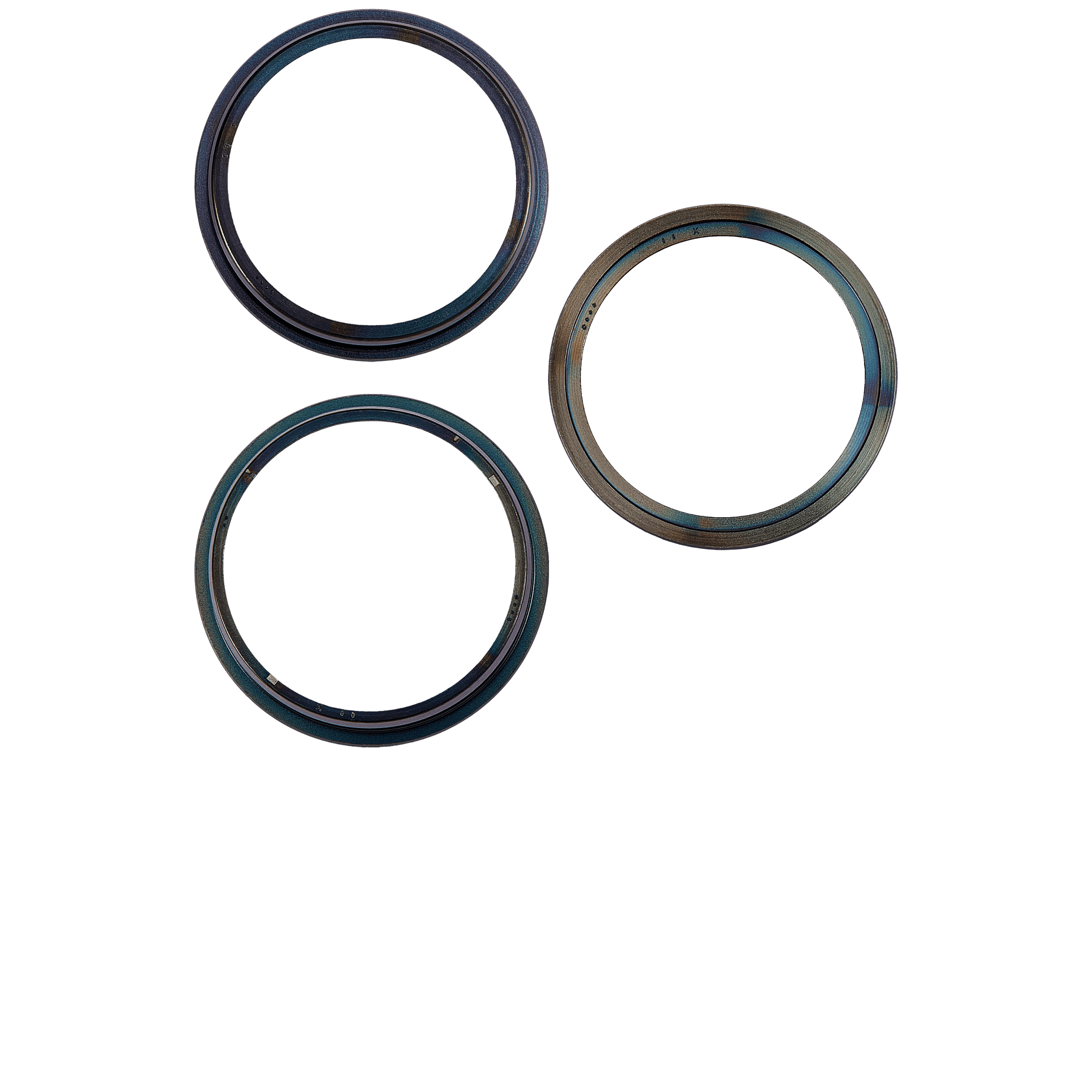 Back Camera Bezel Ring Only Compatible For iPhone 15 Pro (Black Titanium) (3 Piece Set)