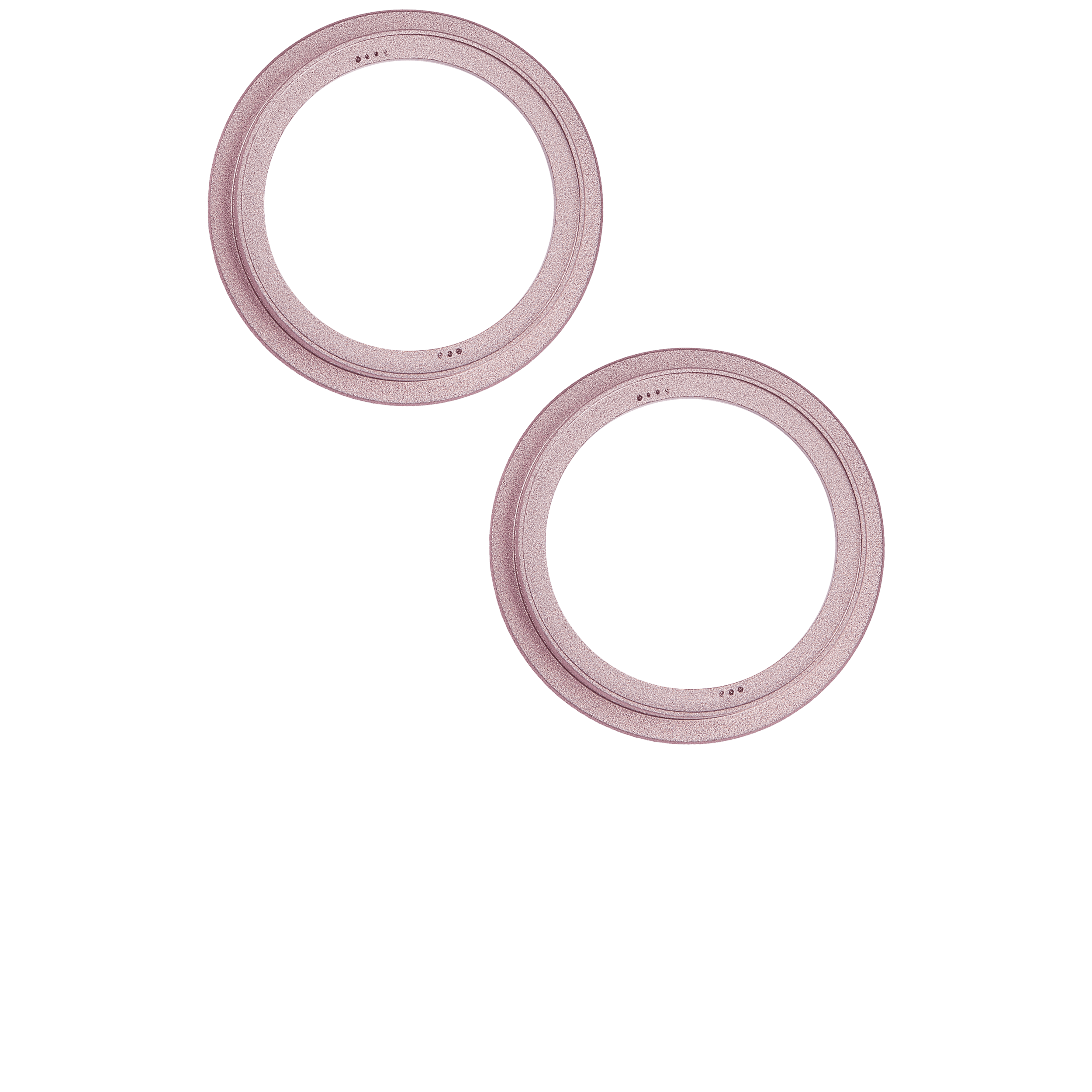 Back Camera Bezel Ring Only Compatible For iPhone 15 / 15 Plus (Pink) (2 Piece Set)