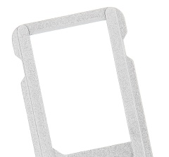 Sim Tray Compatible For iPhone 7 Plus (Silver)