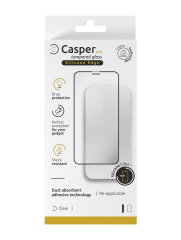 Casper Pro Silicone Tempered Glass Compatible For iPhone 6 / 6S / 7 / 8 (Retail Pack) (Clear)
