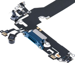 Charging Port Flex Cable Compatible For iPhone 13 Mini (Premium) (Blue)