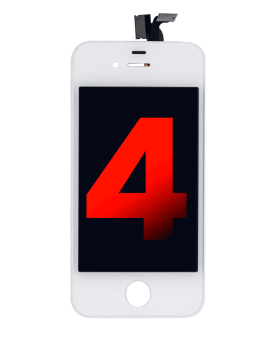 LCD Assembly Compatible For iPhone 4 (GSM) (Aftermarket Plus) (White)