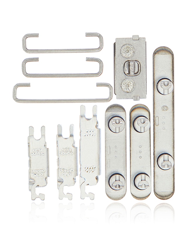 Hard Buttons (Power / Volume / Switch) Compatible For iPhone 13 Pro / 13 Pro Max (Gold)