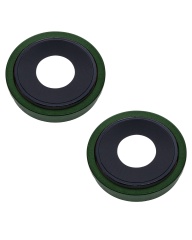 Back Camera Lens With Bracket & Bezel Compatible For iPhone 13 / 13 Mini (Aftermarket Plus) (Green)