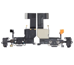 Charging Port Flex Cable Compatible For iPhone 5C (Black)