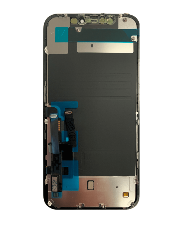 LCD Assembly With Steel Plate Pre-Installed Compatible For iPhone 11 (Aftermarket)