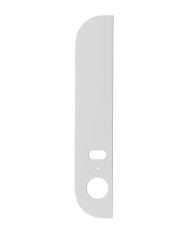 Back Glass (Up + Down) Compatible For iPhone 5S (White)