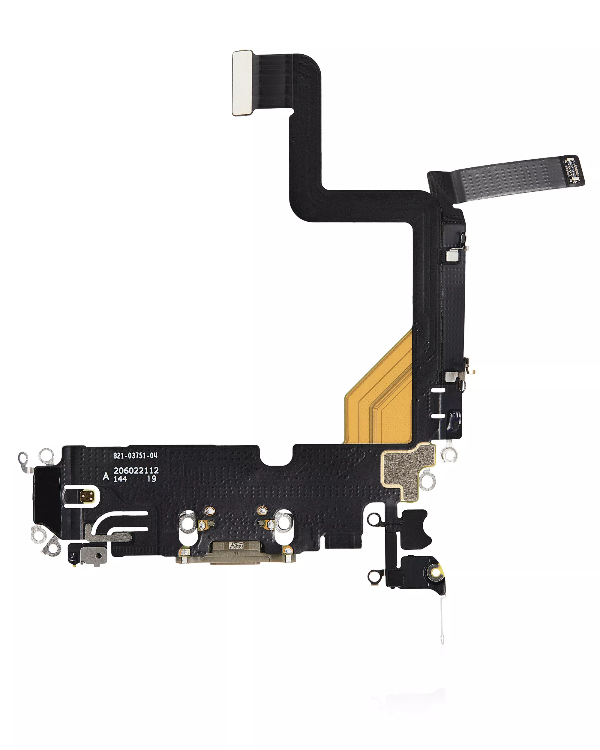 Charging Port Flex Cable Compatible For iPhone 14 Pro (Aftermarket Plus) (Gold)