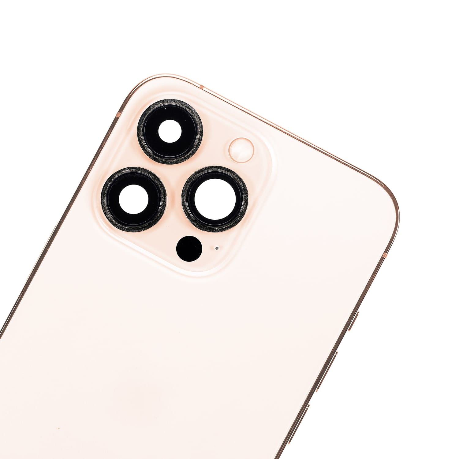 Back Housing W/ Small Components Pre-Installed Compatible For iPhone 13 Pro (US Version) (Used OEM Pull: Grade B) (Gold)