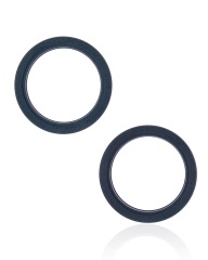Back Camera Bezel Ring Only Compatible For iPhone 13 / 13 Mini (Midnight) (2 Piece Set)