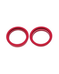 Back Camera Bezel Ring Only Compatible For iPhone 13 / 13 Mini (Red) (2 Piece Set)