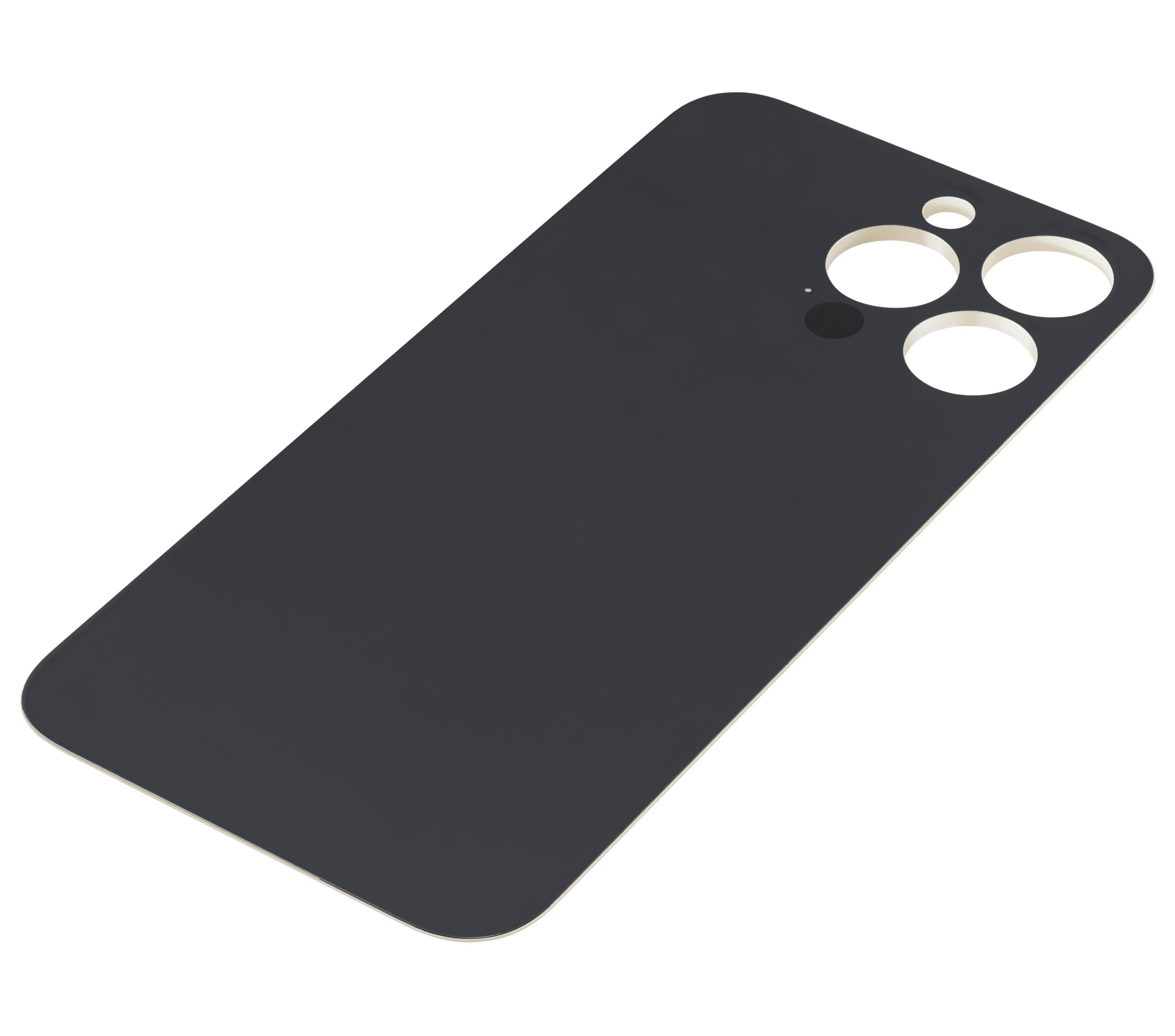 Back Glass With 3M Adhesive Compatible For iPhone 13 Pro (No Logo / Large Camera Hole) (Gold)