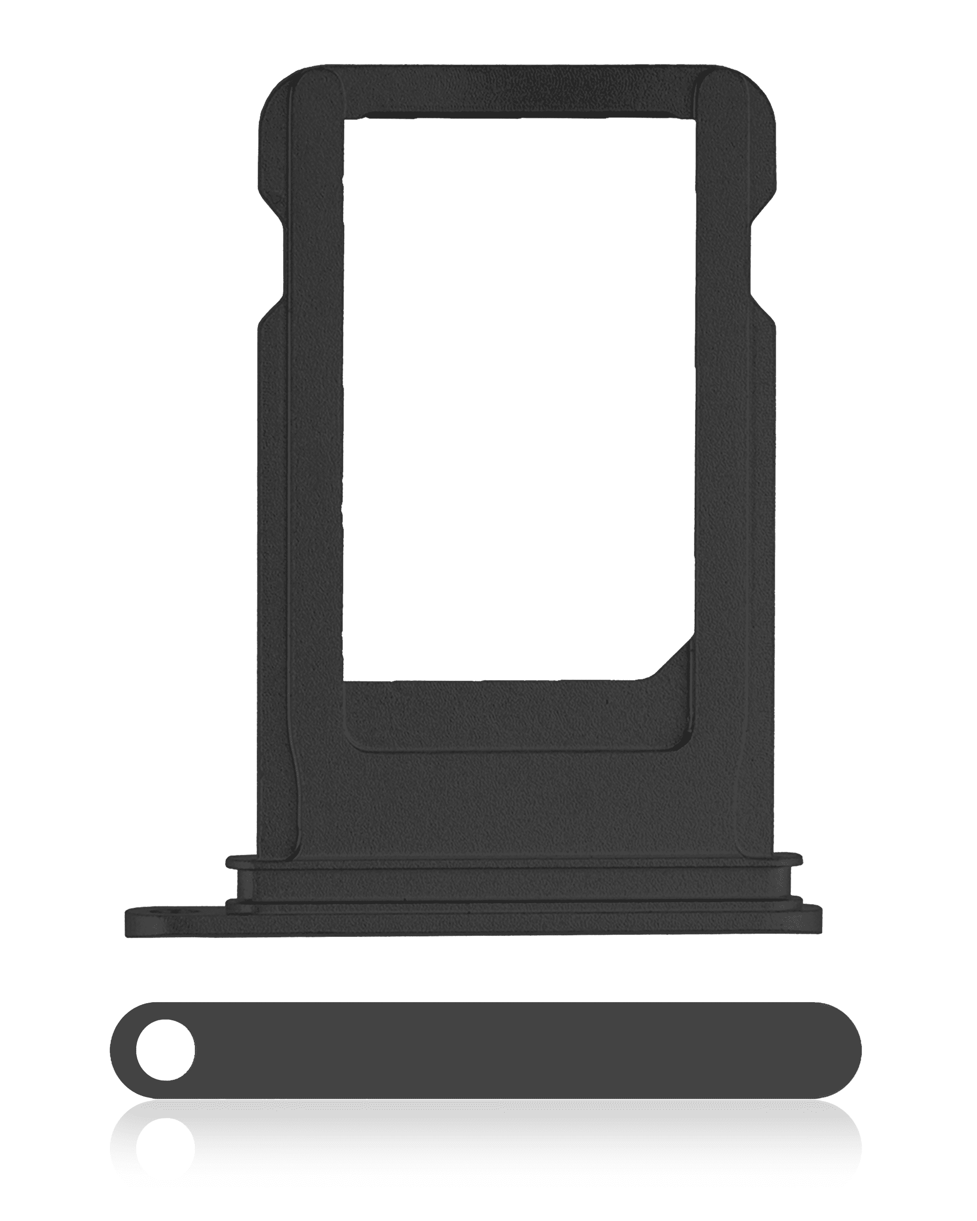 Sim Tray Compatible For iPhone 7 (Matte Black)