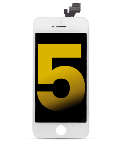 LCD Assembly Compatible For iPhone 5 (Premium) (White)