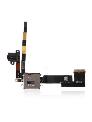 Headphone Jack And Sim Card Holder Flex Cable Compatible For iPad 2 (3G)