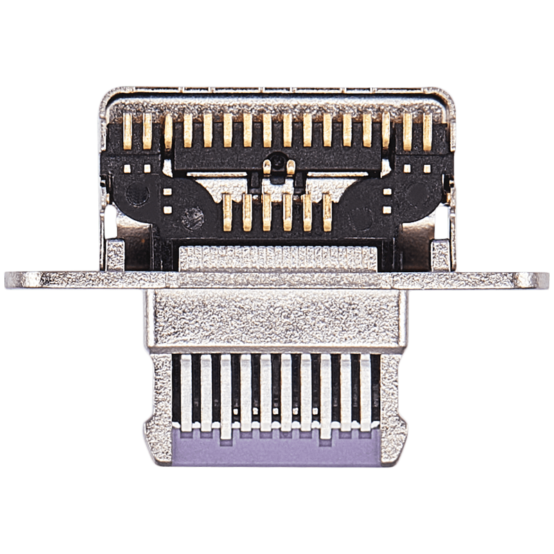 Charging Port Only Compatible For iPad Mini 6 (Soldering Required) (Purple) (10 Pack)
