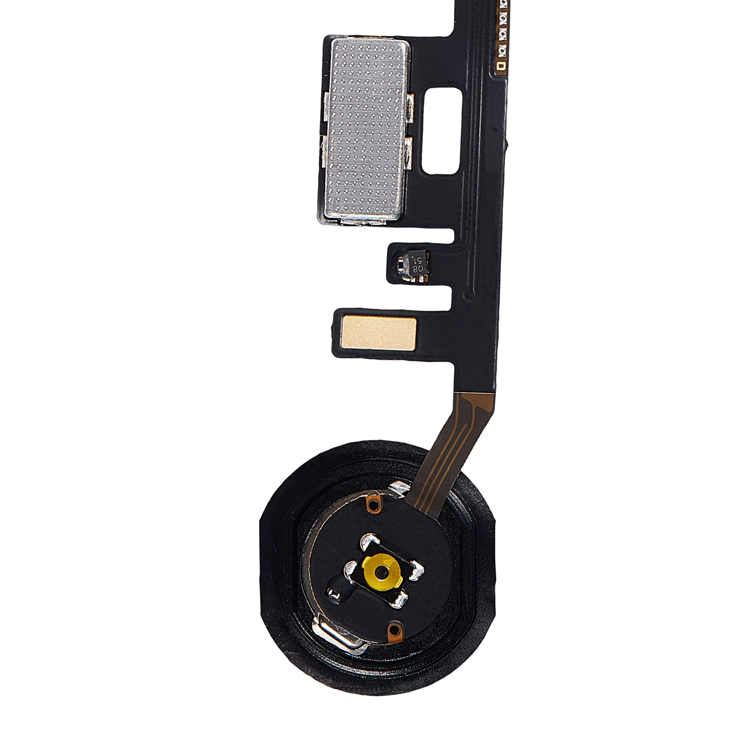 Home Button Flex Cable Compatible For iPad 5 (2017) / iPad 6 (2018) (Aftermarket Plus) (Gold)