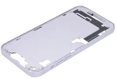 Mid-Frame Housing With Power And Volume Button Compatible For iPhone 14 Plus (US Version) (Used OEM Pull: Grade C) (Purple)