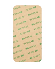 Back Glass With 3M Adhesive Compatible For iPhone 13 Pro (No Logo / Large Camera Hole) (Alpine Green)