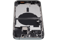 Back Housing W/ Small Components Pre-Installed Compatible For iPhone 13 Pro Max (International Version) (Used OEM Pull: Grade C) (Alpine Green)