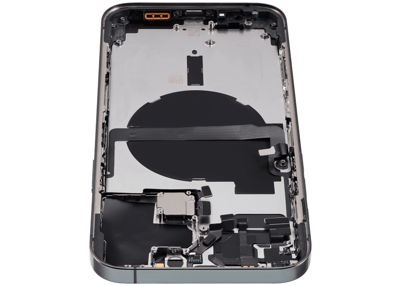 Back Housing W/ Small Components Pre-Installed Compatible For iPhone 13 Pro Max (International Version) (Used OEM Pull: Grade C) (Alpine Green)