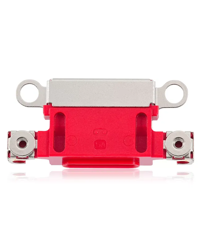 Charging Port Only Compatible For iPhone 14 / 14 Plus (Red) (10 Pack)