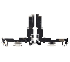 Charging Port Flex Cable Compatible For iPhone 14 Plus (Premium) (Starlight)