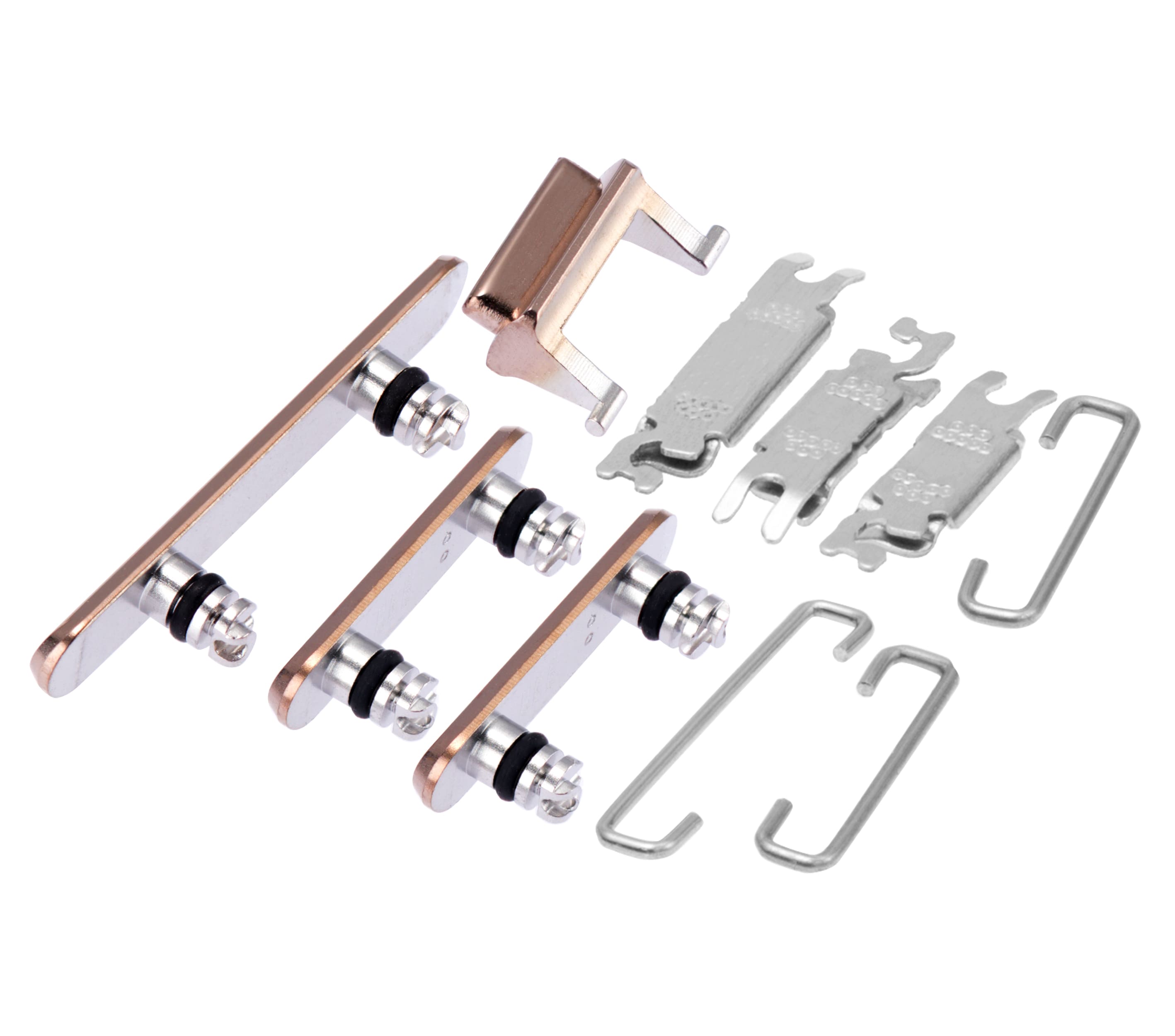 Hard Buttons (Power / Volume / Switch) Compatible For iPhone 11 Pro / 11 Pro Max (Gold)