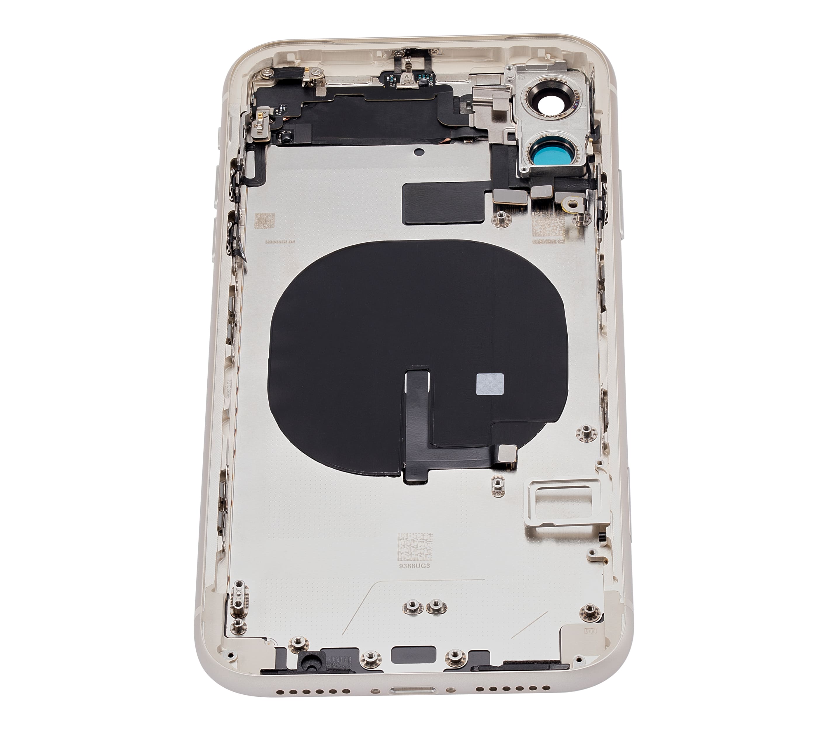 Back Housing W/ Small Components Pre-Installed Compatible For iPhone 11 (No Logo) (Aftermarket Plus) (White)