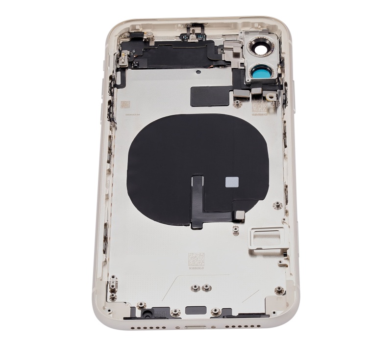 Back Housing W/ Small Components Pre-Installed Compatible For iPhone 11 (No Logo) (Aftermarket Plus) (White)