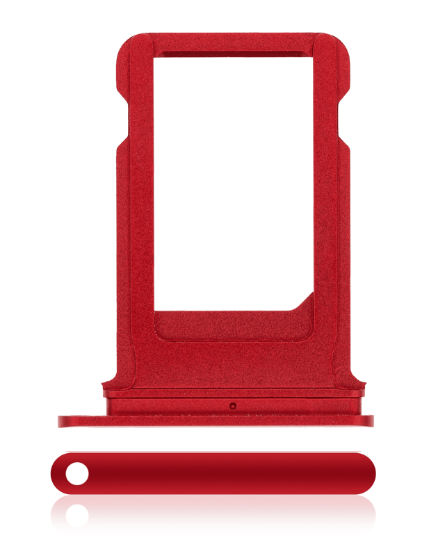 Sim Tray Compatible For iPhone 8 Plus (Red)