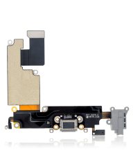 Charging Port Flex Cable Compatible For iPhone 6 Plus (Aftermarket) (Space Gray)