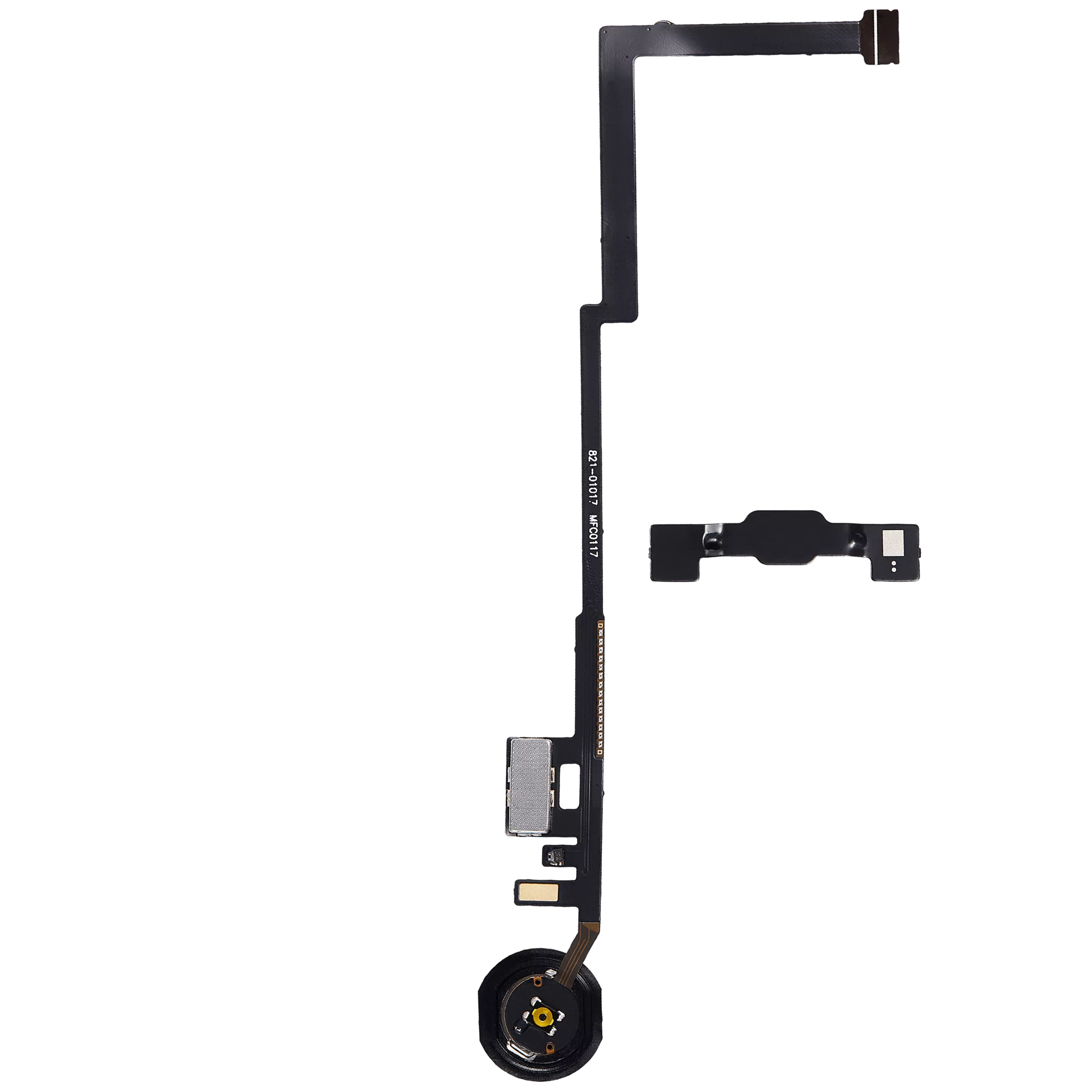 Home Button Flex Cable Compatible For iPad 5 (2017) / iPad 6 (2018) (Aftermarket Plus) (Black)