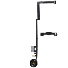 Home Button Flex Cable Compatible For iPad 5 (2017) / iPad 6 (2018) (Aftermarket Plus) (Black)