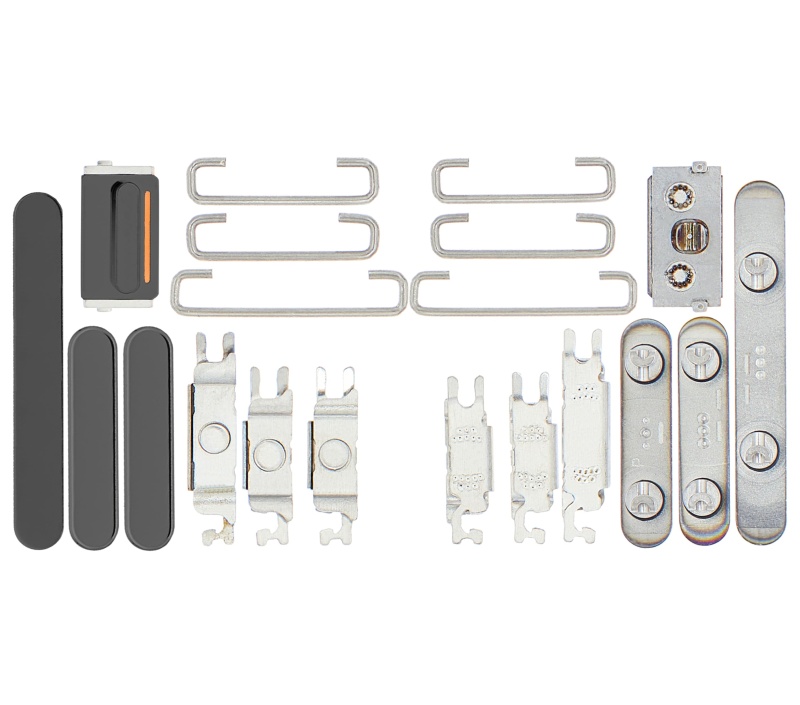 Hard Buttons (Power / Volume / Switch) Compatible For iPhone 13 Pro / 13 Pro Max (Graphite)